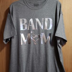 Custom Screen Printed Tee "Band Mom"